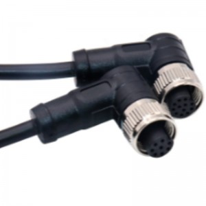 IP68 2-5 Pin Extension Waterproof Power Connector M15 Male Female Cable Wire fiber fast Connector