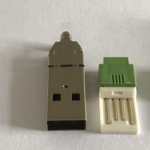 ickel-plated USB type a Tail socket 3-in-1 PC DIY adapter